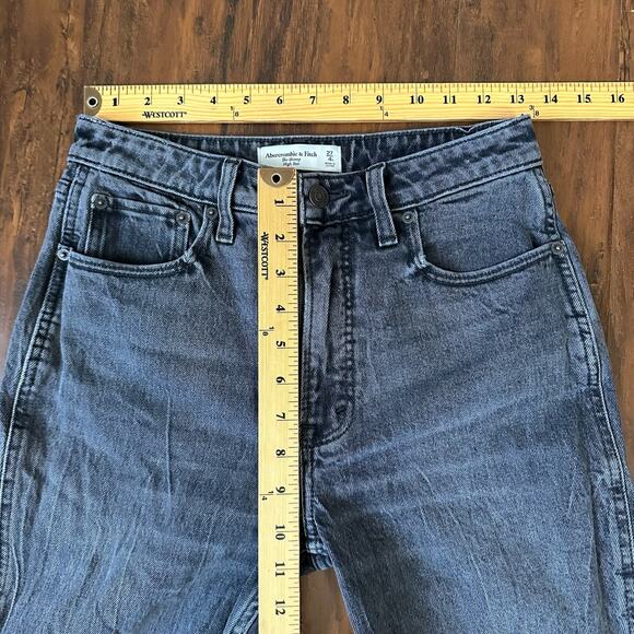 Abercrombie & Fitch Gray The‎ Skinny High Rise Jeans - Picture 11 of 13